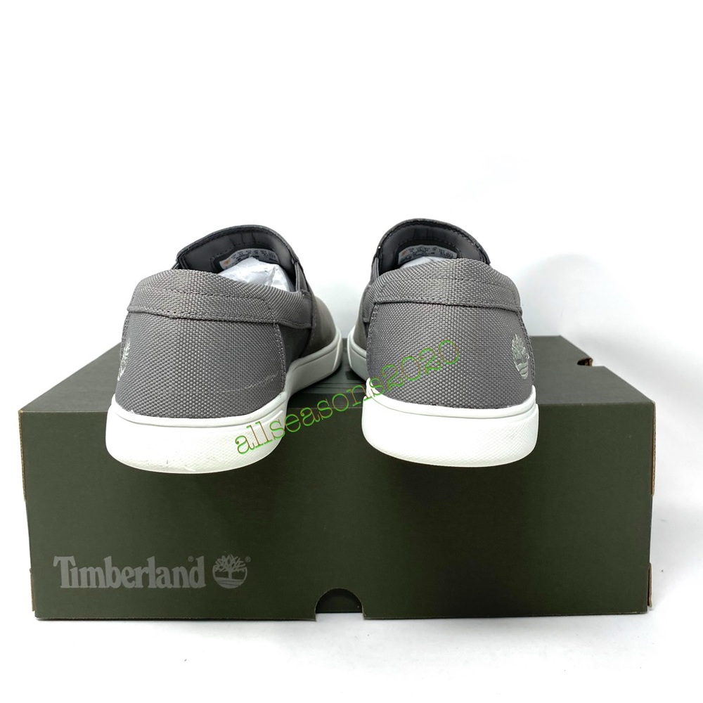 Timberland Groveton Slip On Med Nubuck Grey Men’s - Picture 10 of 12